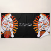 BINDI MI TANG - Chow - Jaar van de Hond handdoek (Voorkant)