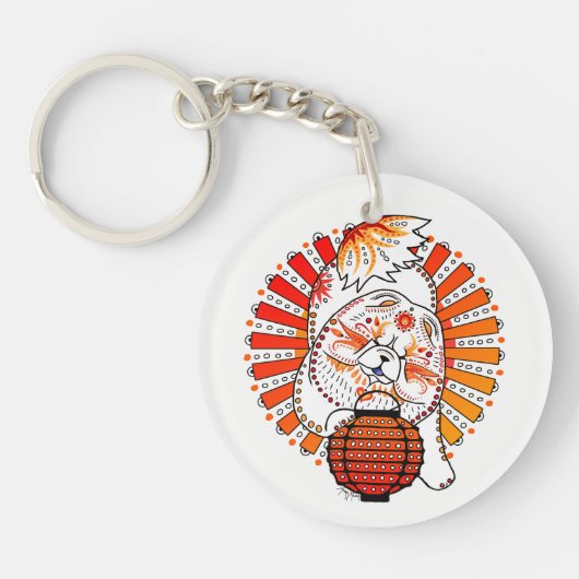 BINDI MI TANG - Chow - Jaar van de sleutelhanger (Voorkant)