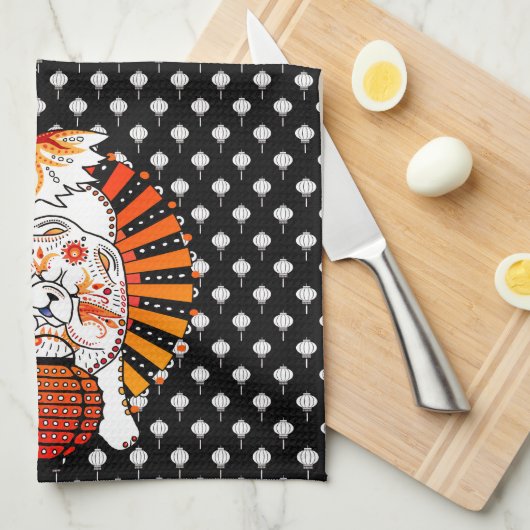 BINDI MI TANG - Chow - keukenhanddoek 2 (Quarter Fold)