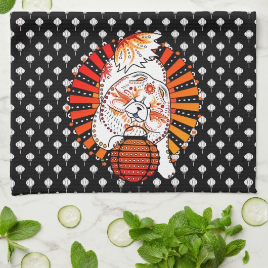 BINDI MI TANG - Chow - serviette de cuisine 2 (Plié)