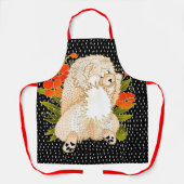 BINDI MINGSIE Cream Chow All-Over Print Schort (Voorkant)