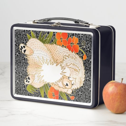 BINDI MINGSIE Crème chow Metal Lunchbox (In situ)