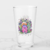 BINDI PLAYDAT Chow 16 oz glazen design voor- en ac (Achterkant)