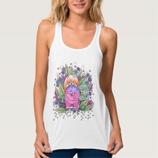BINDI PLAYDATE Chow Tank- kies stijl en kleur Tanktop (Voorkant)