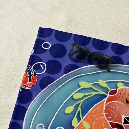 BINDI SEA OTTERS serviette de plage (En situation)