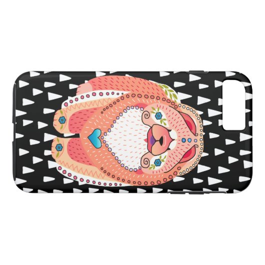 BINDI SOPHIE dans la forêt IPhone 7 Plus Coque (Dos (Horizontal))