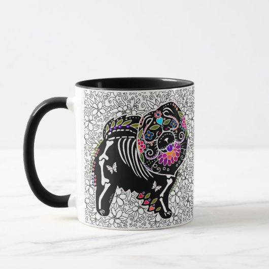 BINDI SUGARSKULL Chow - Dag van de Dode Mok (Links)
