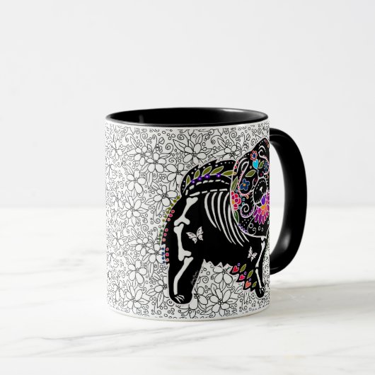 BINDI SUGARSKULL Chow - Jour de la Mug Morte (Devant droit)