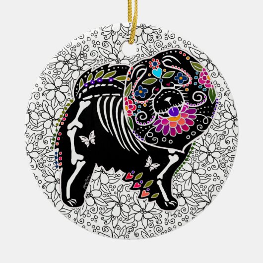 BINDI SUGARSKULL Chow - Ornament (Voorkant)