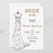 Bindjurk Bridal Shower Kaart (Voorkant / Achterkant)