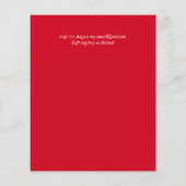 Bindkleuren ZWART en RED BUDGET Opslagdata (Achterkant)