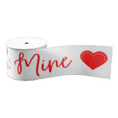 Bindkorrel van Mine Red Valentijns Grosgrain Lint (Spoel)