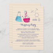 Bindprogramma's voor roze en blauwe chemie programma (Voorkant / Achterkant)