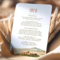 Bindtussenvoegsel INFO en details Toscane