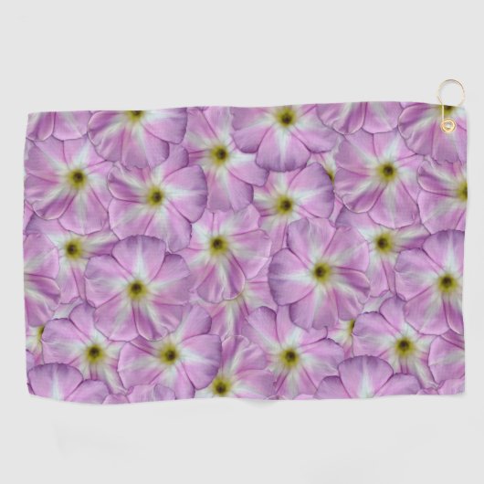 Bindweed Seamless Pattern Golfhanddoek (Horizontaal)