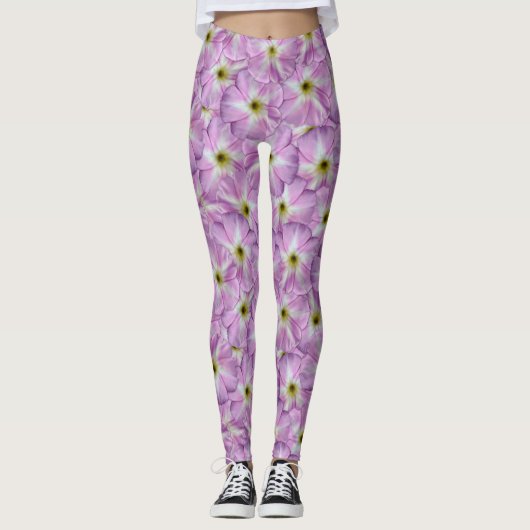 Bindweed Seamless Pattern Leggings (Voorkant)