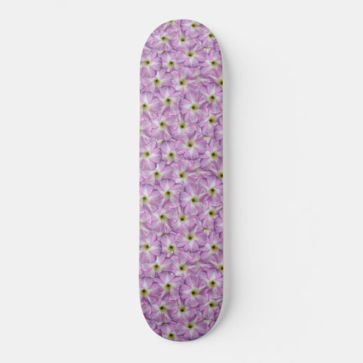 Bindweed Seamless Pattern Skateboard (Voorkant)