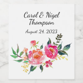 Bindwijn- of drankenetiketten wijn etiket