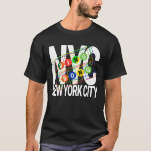 Bing Bong NYC Funny Subway Sound Mannen Vrouwen jo T-shirt