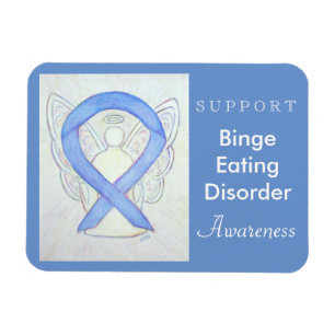 Binge Eetstoornis (BED) Bewustheid Angel Magnet Magneet