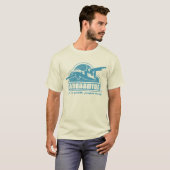 Binghamton — gewoon een puddle jumper weg... t-shirt (Voorkant volledig)