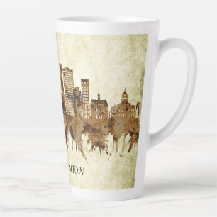 Binghamton New York Cityscape Latte Mok