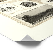 Binghamton, NY Panoramic Map - 1901 Poster (Hoek)