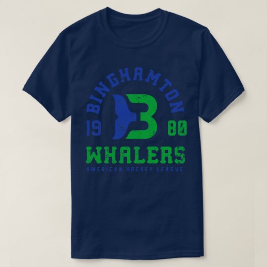 Binghamton Whalers T-shirt (Design voorkant)