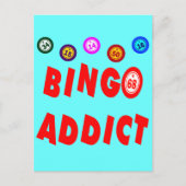 BINGO ADDICT BRIEFKAART (Voorkant)