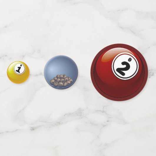 BINGO Anniversaire Confetti (Devant)