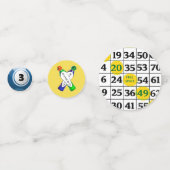 BINGO Anniversaire Confetti (Derrière)