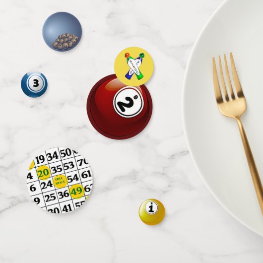 BINGO Anniversaire Confetti (Groupe)