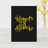 Bingo Art Quotes Kaart (Gele Bloem)