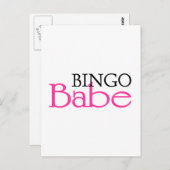 Bingo Babe Briefkaart (Voorkant / Achterkant)