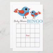 Bingo baby shower (Voorkant / Achterkant)