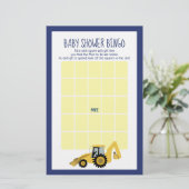 Bingo Baby shower Bingo (Staand voorkant)
