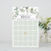 Bingo Baby shower Game (Staand voorkant)