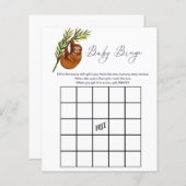 Bingo babydouchespel Slotthema (Voorkant / Achterkant)