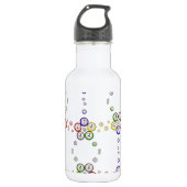 Bingo Ball patroon Waterfles (Voorkant)