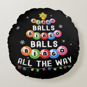 Bingo Ballen Bingo Tot Het Einde Rond Kussen