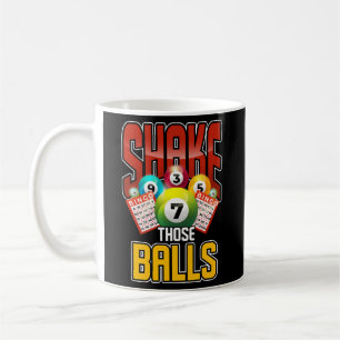 Bingo Ballen Loterij Winnaar Bingo Speler Bingo Koffiemok
