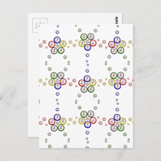 Bingo Balls Briefkaart (Voorkant / Achterkant)