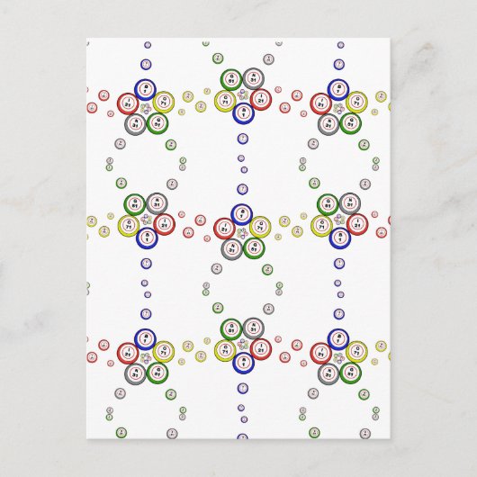 Bingo Balls Briefkaart (Voorkant)