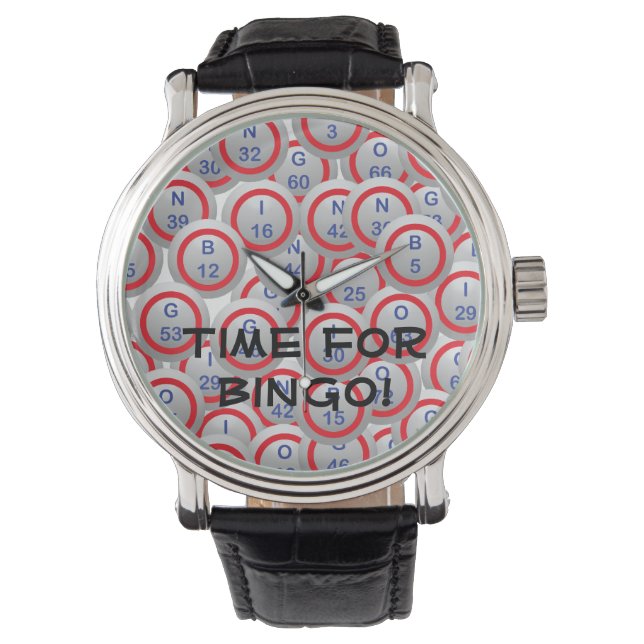 Bingo Balls Horloge (Voorkant)
