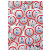 Bingo Balls Klembord (Achterkant)
