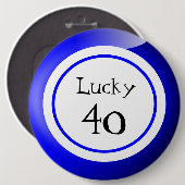 Bingo Balls Lucky Numbers Fun Ronde Button 6,0 Cm (Voorkant /achterkant)