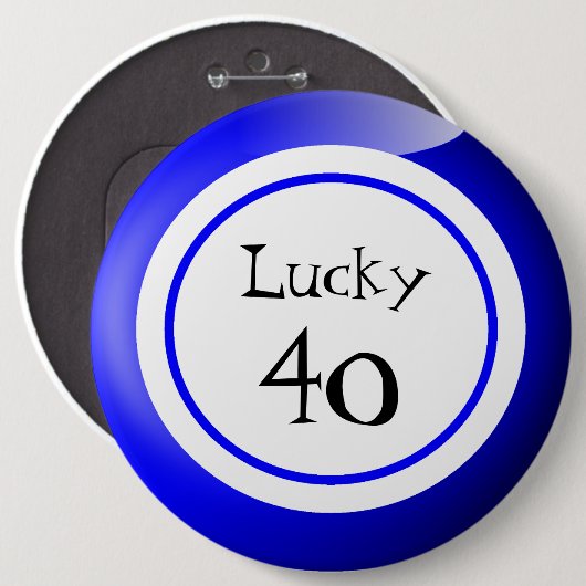 Bingo Balls Lucky Numbers Fun Ronde Button 6,0 Cm (Voorkant /achterkant)