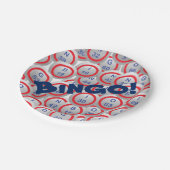 Bingo Balls Papieren Bordje (Gekanteld)