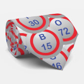 Bingo Balls Player Stropdas (Opgerold)