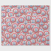 Bingo Balls Random Overlay Cadeaupapier (Vlak)